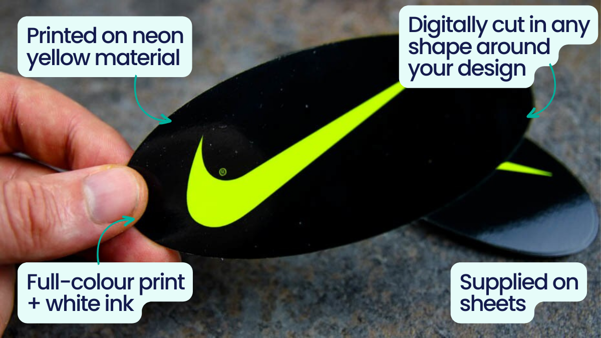 What are yellow labels