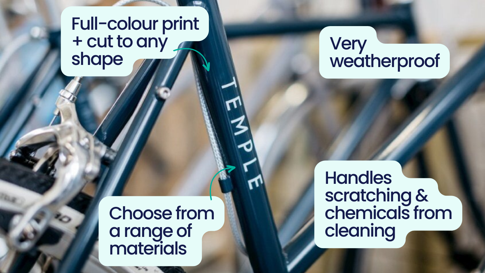 What is a bicycle sticker