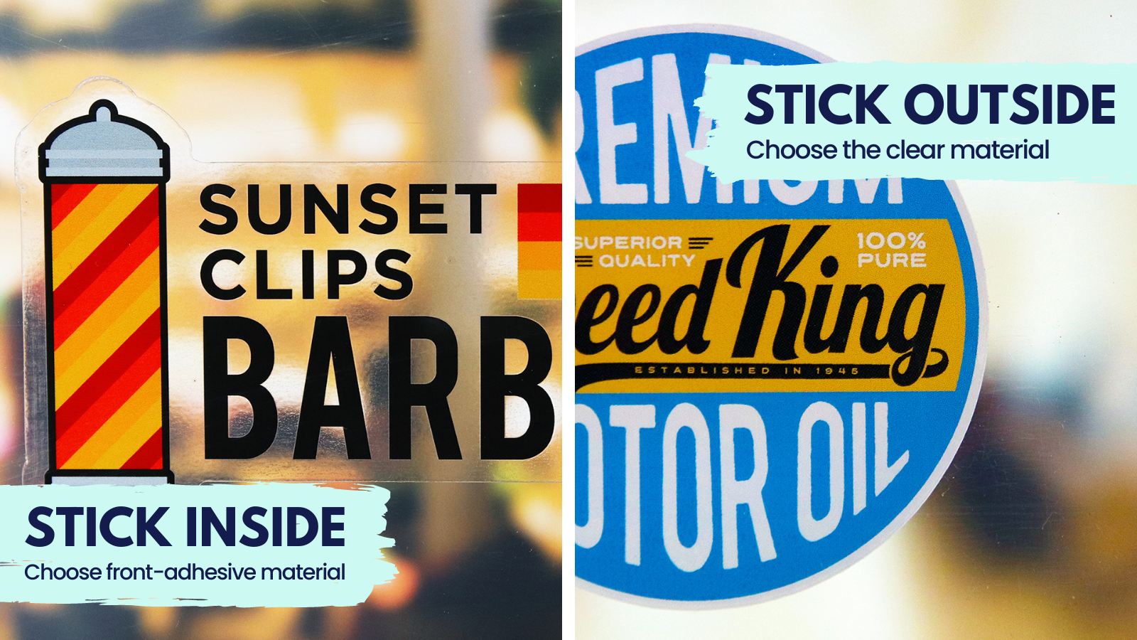 What is a window sticker