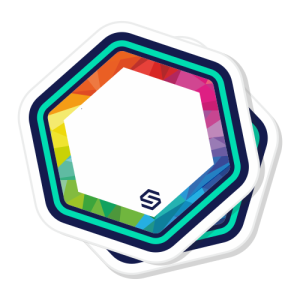 White vinyl stickers product icon