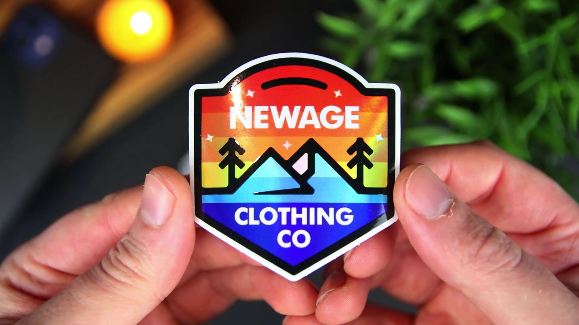 A short video showing what die-cut stickers are