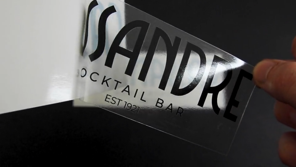 A short video showing what front adheisve stickers are