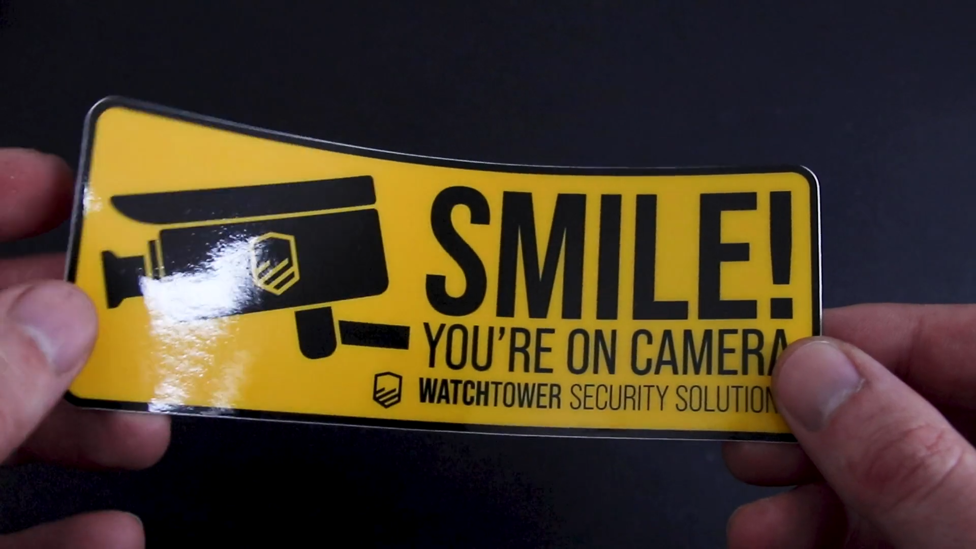 A short video showing what heavy duty stickers are