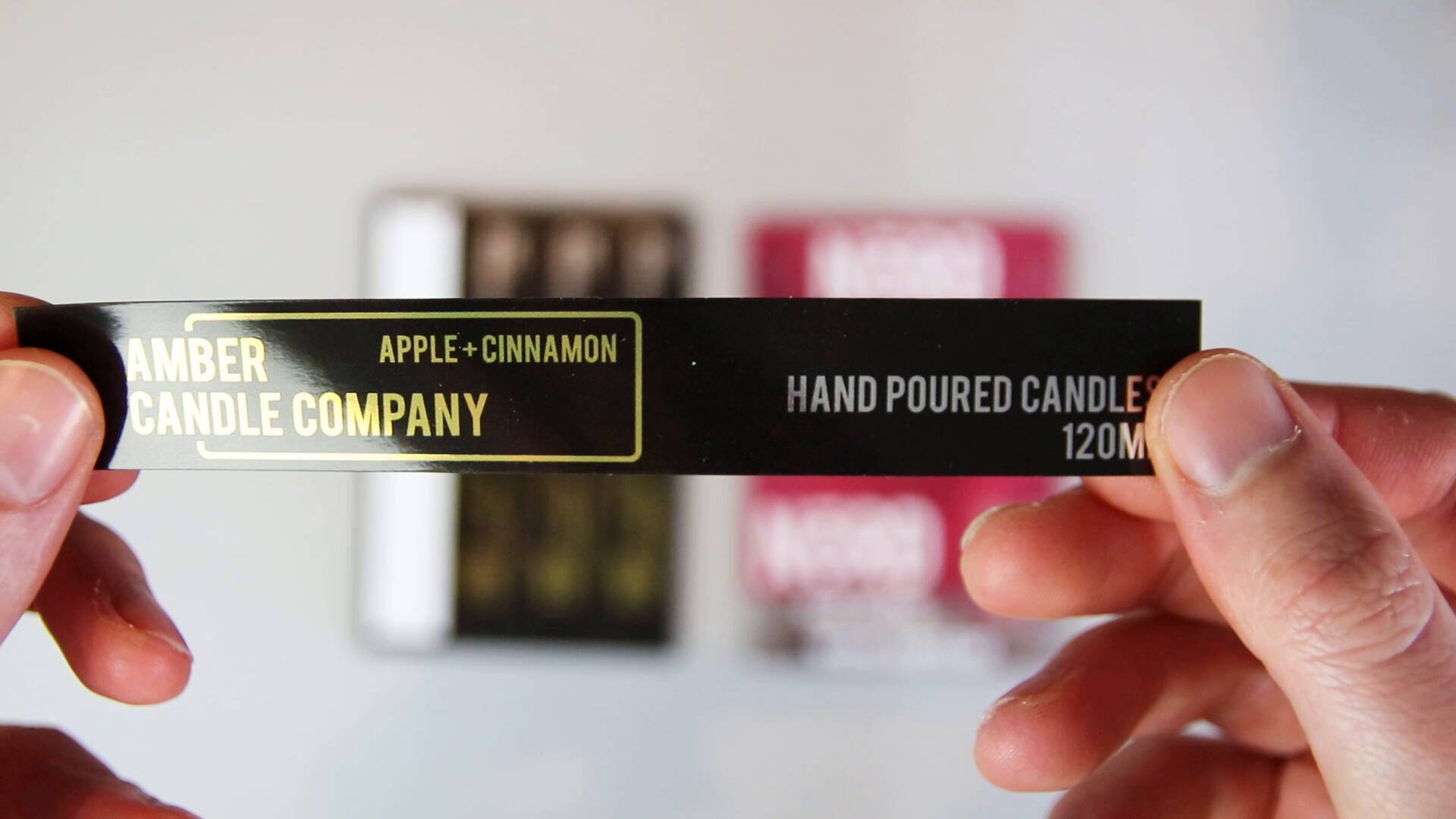 A short video showing what mirror silver labels are