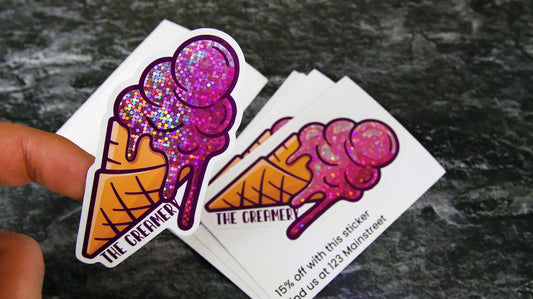 How to kiss cut stickers on Cricut