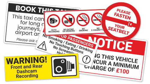 Car interior stickers