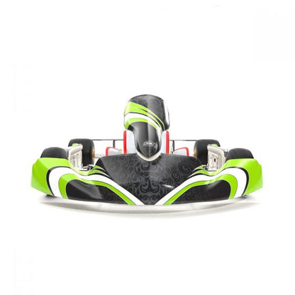 Impress Green Kart Graphics Kit Front Low View