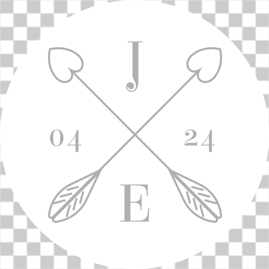 Save the Date initials
