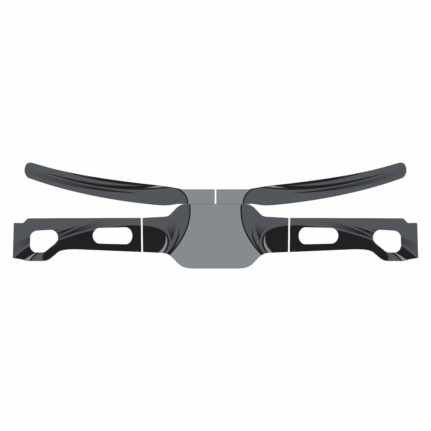 Turbo Rear Bumper Graphics Kit