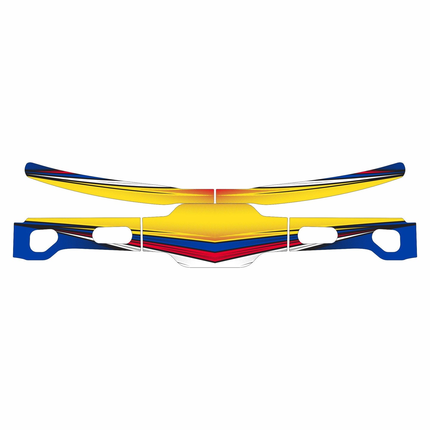 Silverstone Rear Bumper Graphics Kit