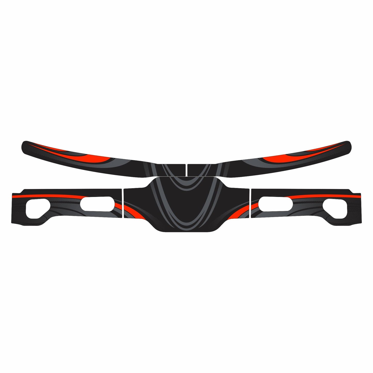 McLaren Rear Bumper Graphics Kit