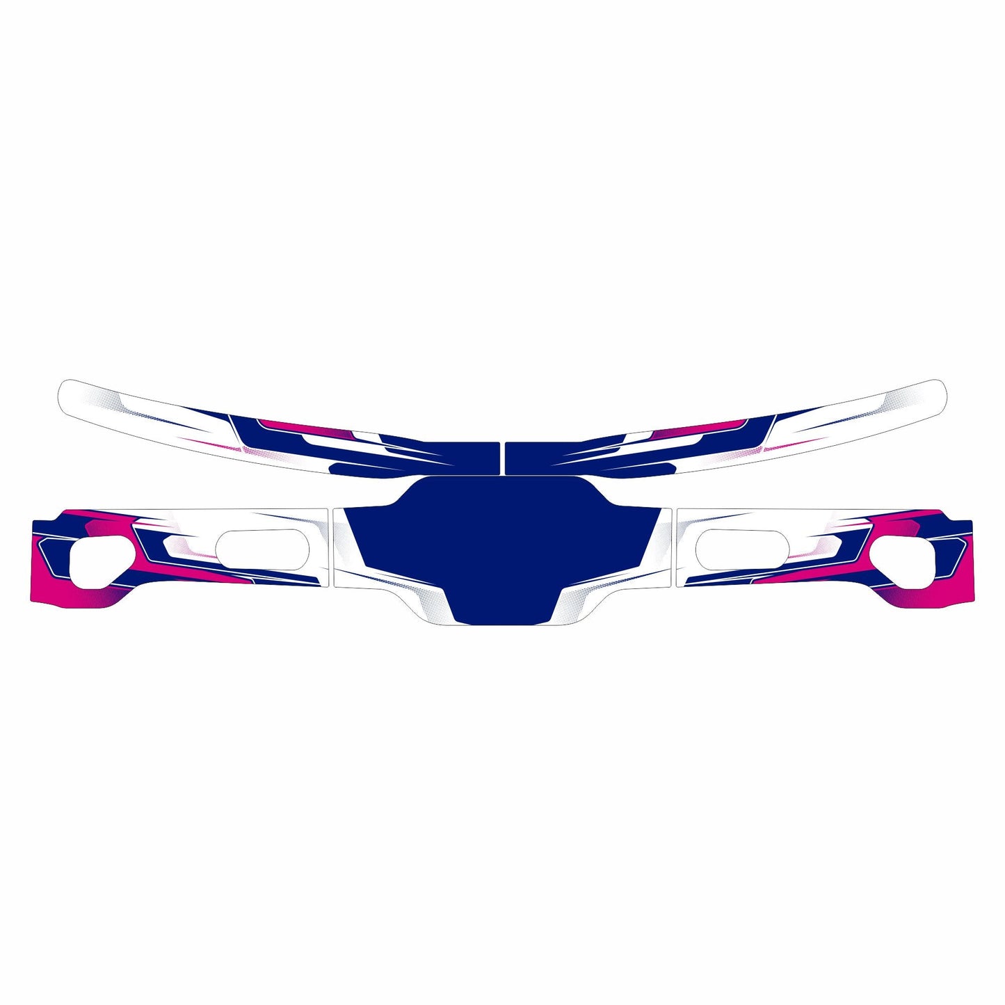 Kosmic Evo Rear Bumper Graphics Kit
