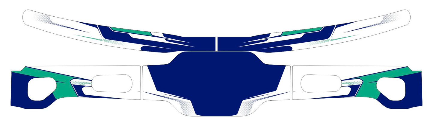 Kosmic Evo Rear Bumper Graphics Kit