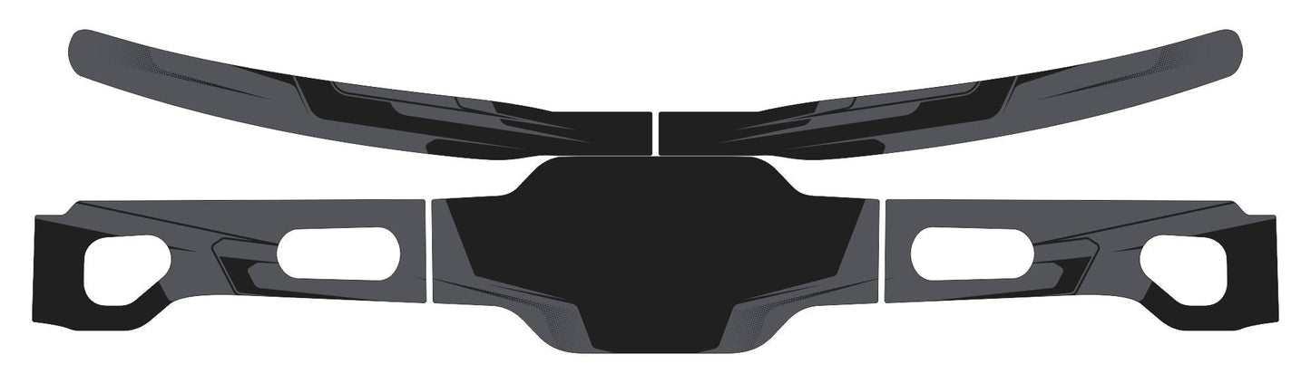 Kosmic Evo Rear Bumper Graphics Kit