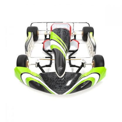 Impress Green Kart Graphics Kit Front High View