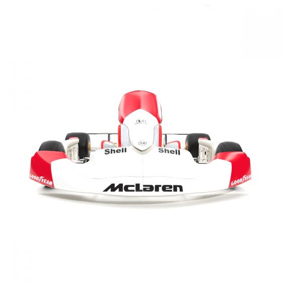 McLaren Senna 1991 Kart Graphics Kit Front Low View