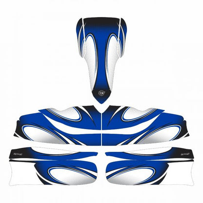 Attack Blue Original Kart Graphics Kit