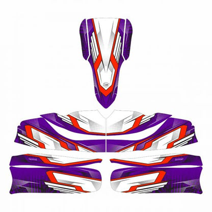 Sonic Purple Kart Graphics Kit Side View