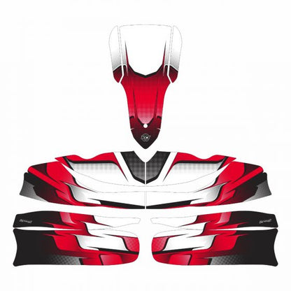 Swift Red Kart Graphics Kit