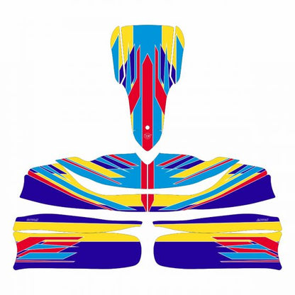 Alonso 2016 Replica Kart Graphics Kit Side View