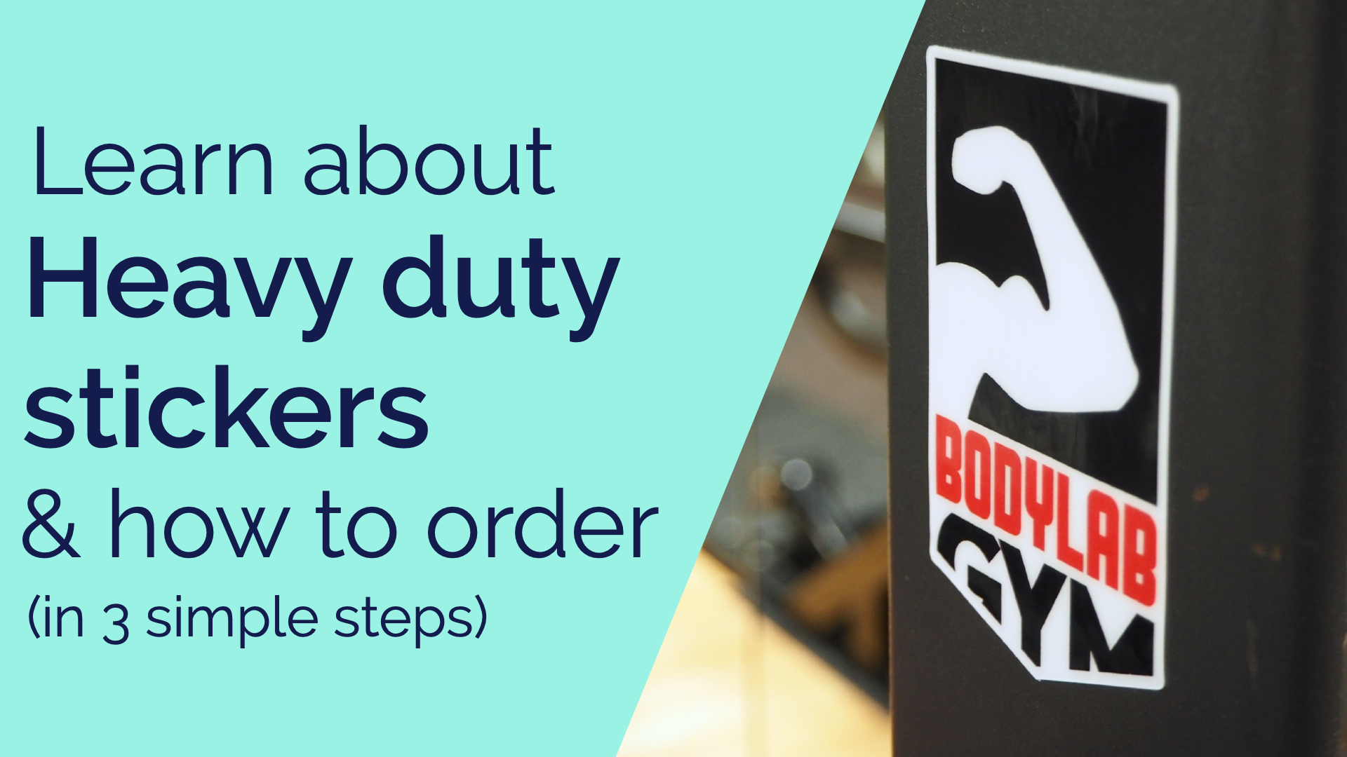 Video laden: A video explaining what heavy duty stickers are and how to order them