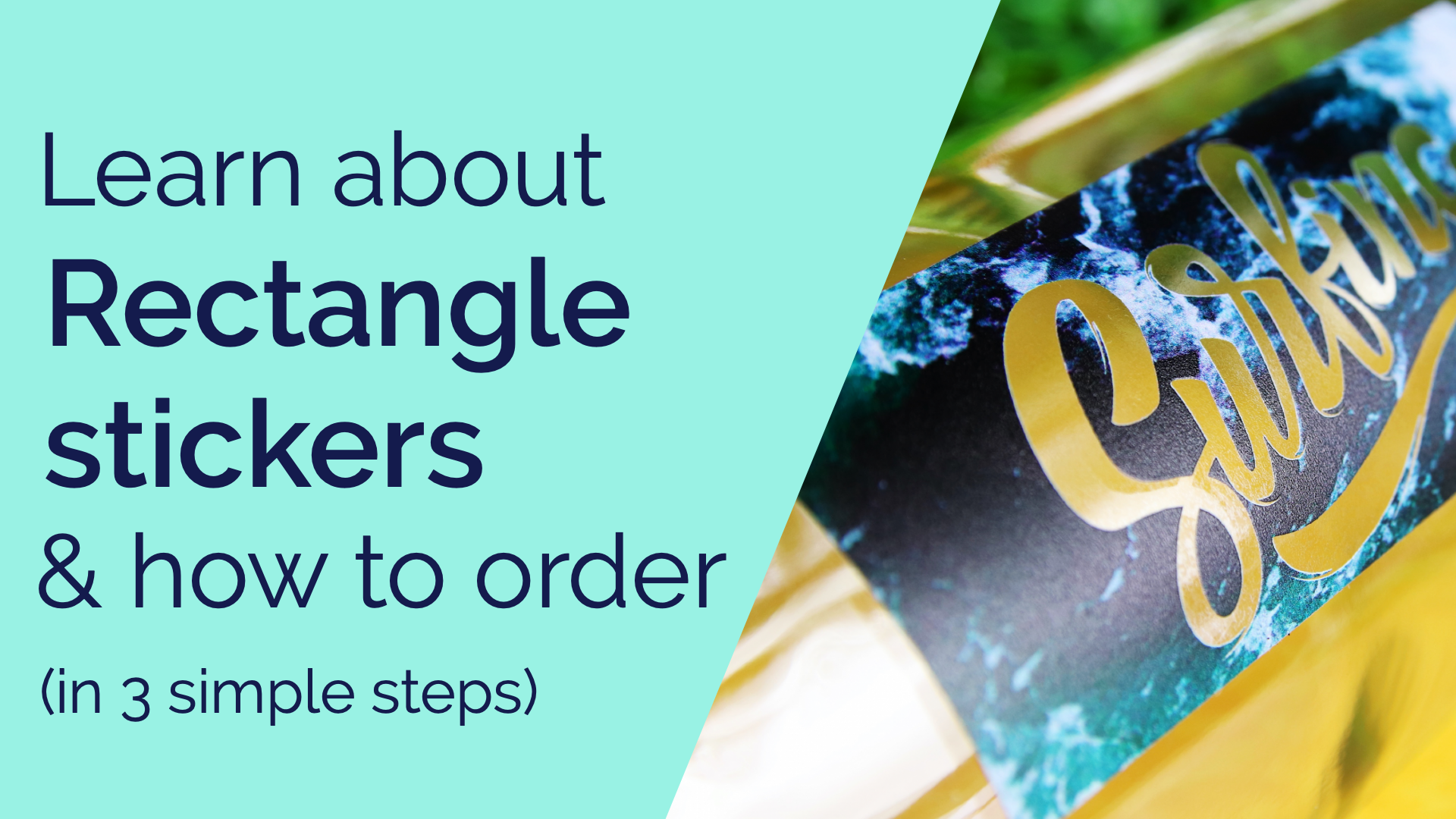 Video laden: A video explaining what rectangle stickers are and how to order them