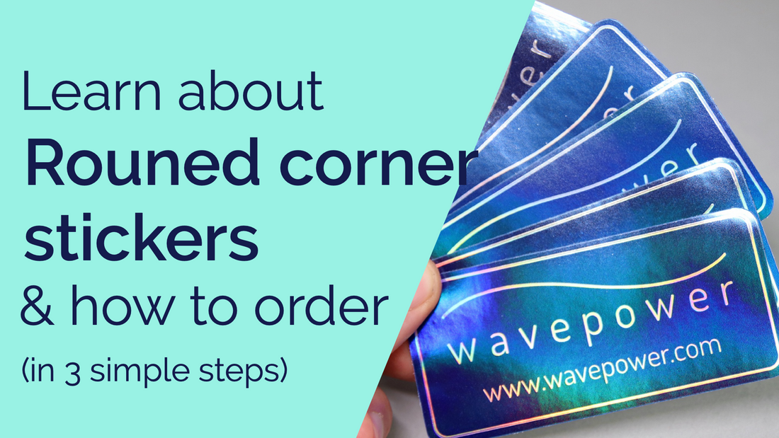 A video explaining what rounded corner stickers are and how to order them