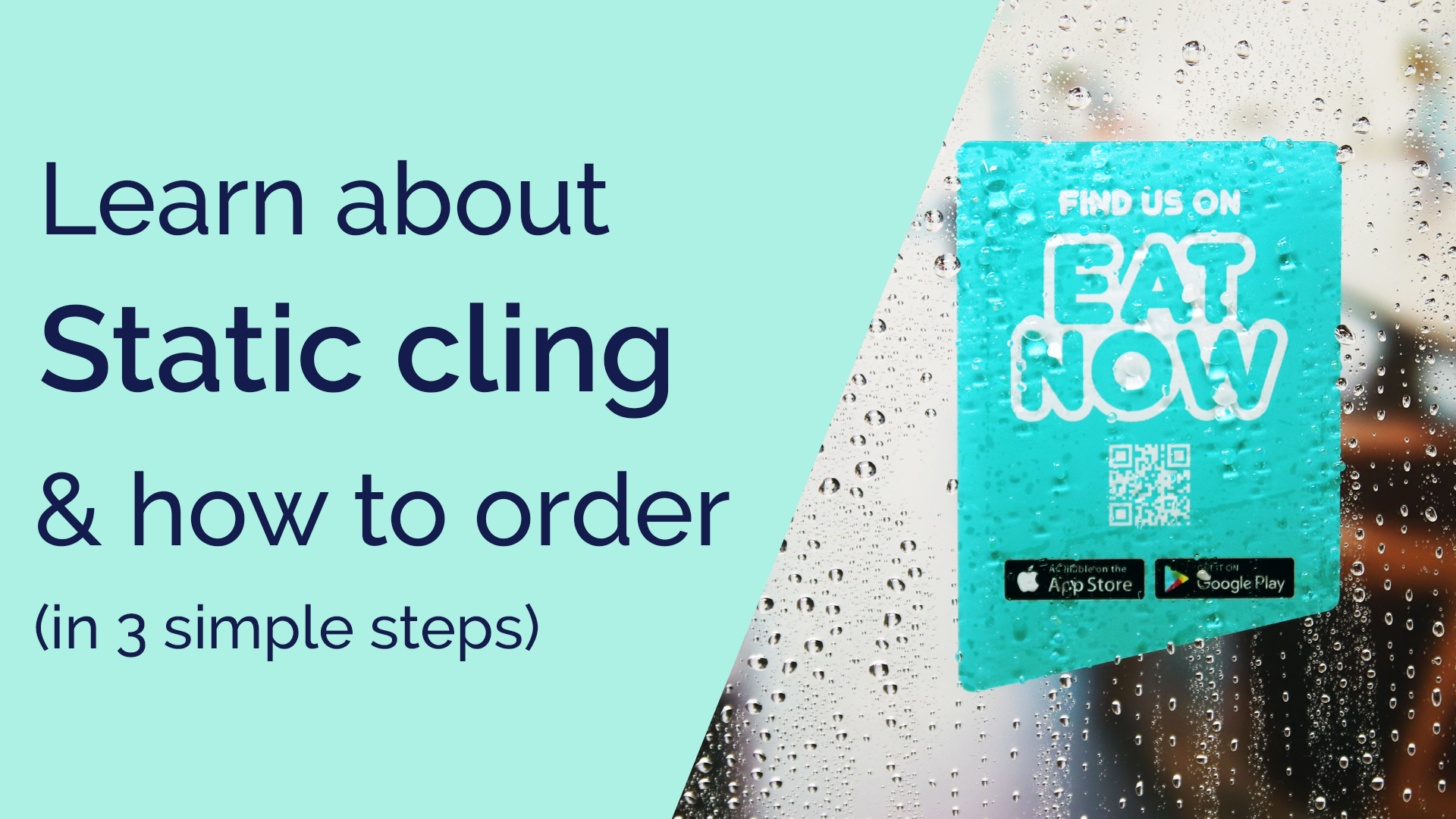 Load video: A video explaining what static clings are and how to order them