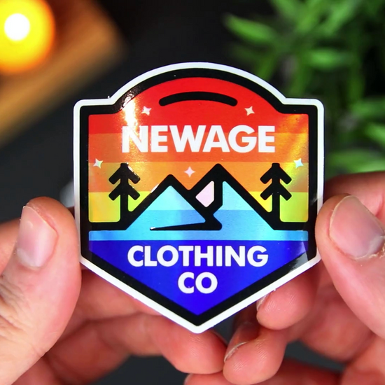 A short video showing what die-cut stickers are