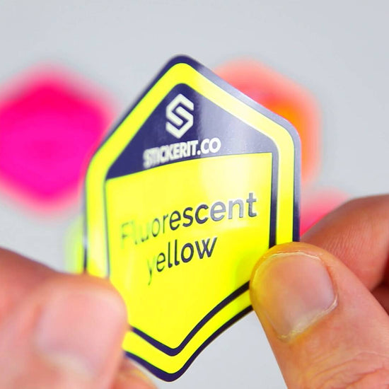 A short video showing what fluorescent stickers are