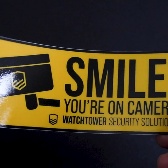 A short video showing what heavy duty stickers are