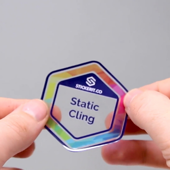 A short video showing what static clings are